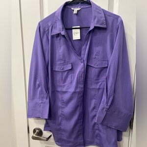 Cato Lavender Blouse